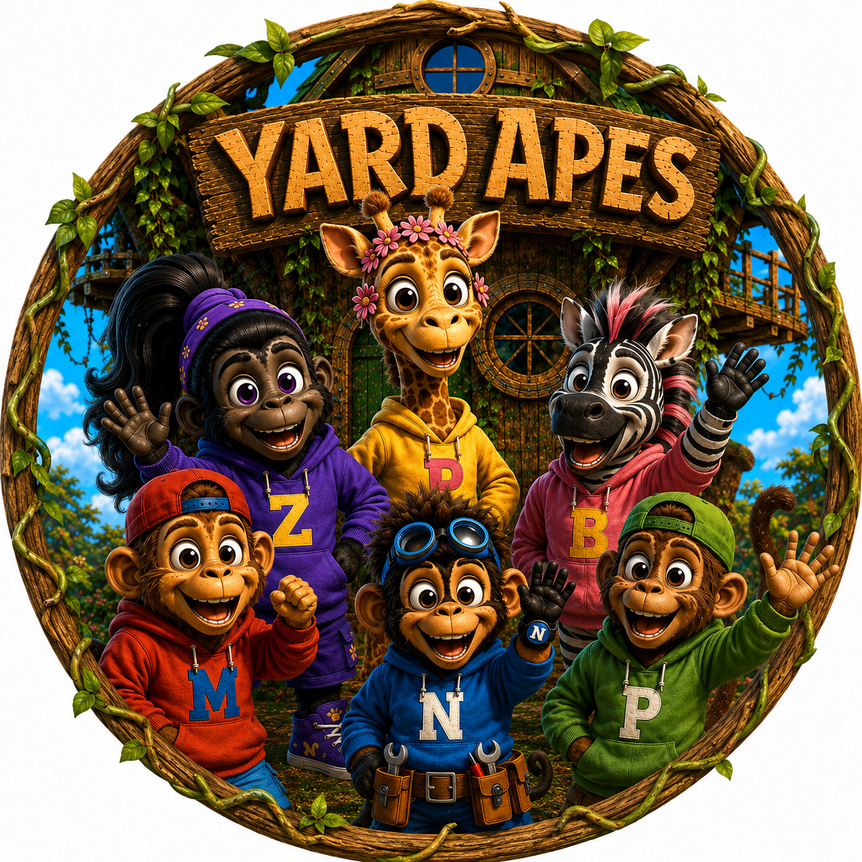 The Yard Apes together